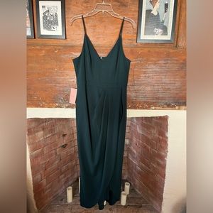 BHLDN Anthropologie Caron V-Neck Dress